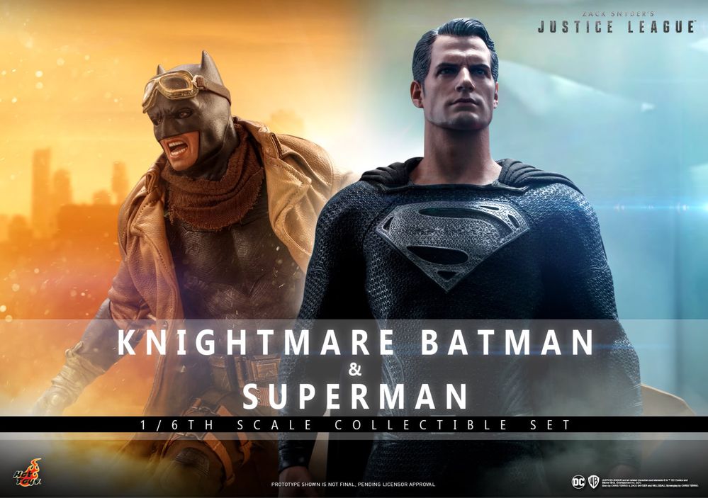 Фигурка 1/6 hot toys tms38 JUSTICE League KNIGHTMARE BATMAN & SUPERMAN