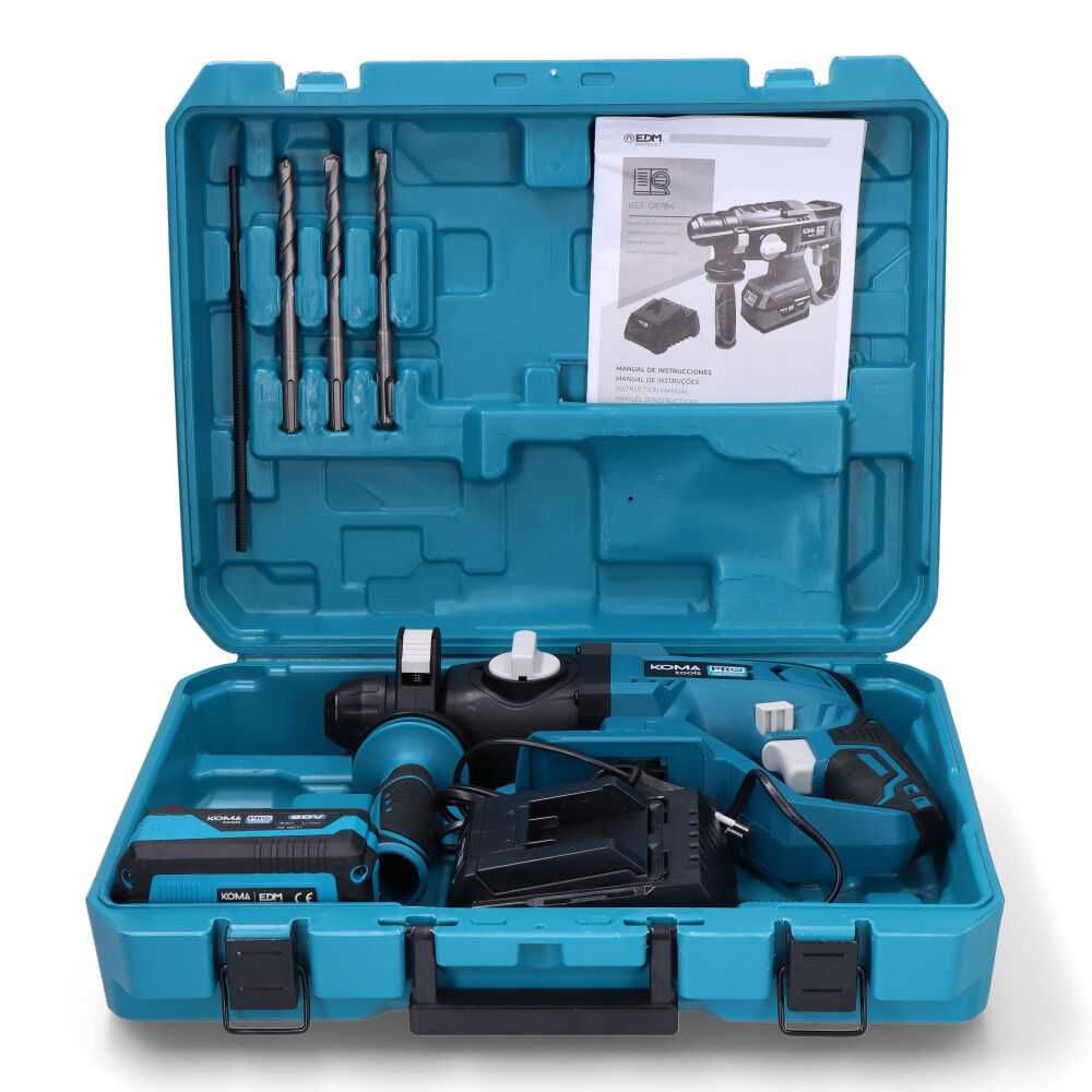 Kit Martelo 20V com 1 Bateria 4.0A e Carregador KOMA TOOLS