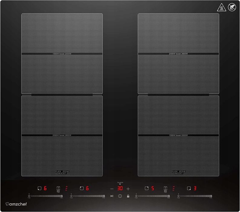 Płyta indukcyjna AMZCHEF YL-IF7018S-5B5B5B5B 4 strefy