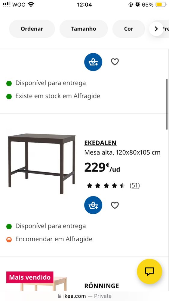 Vendo mesa e cadeiras de pe alto