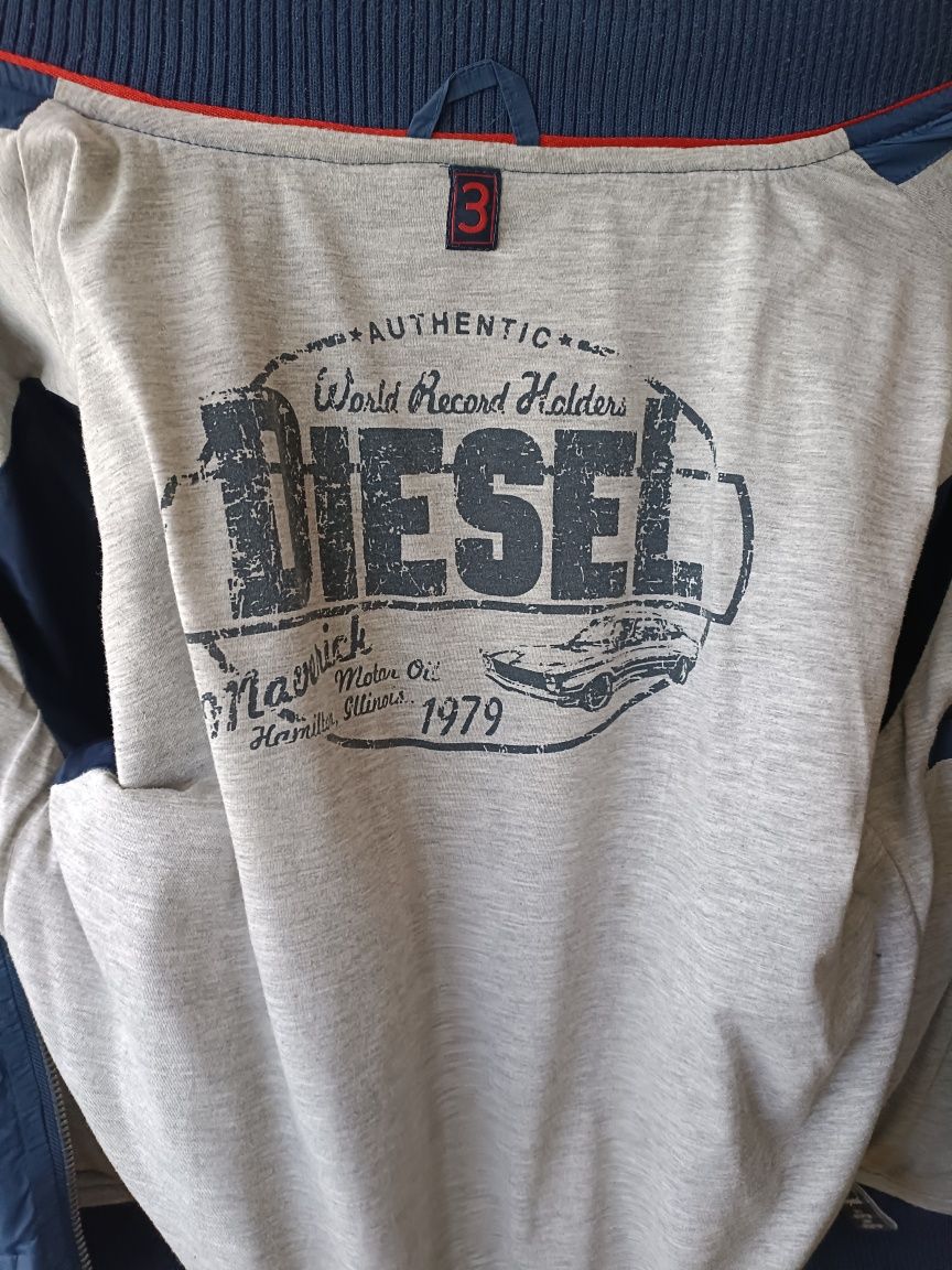 Kurtka Diesel niebieska, letnia, cienka, rozmiar M/L