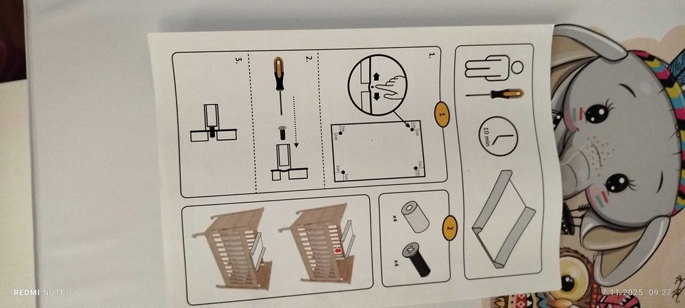 Przewijak twardy prawie nowy