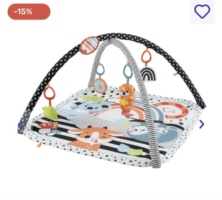 Розвивальний килимок Fisher-Price Веселі розваги 3 в 1 (HBP41)