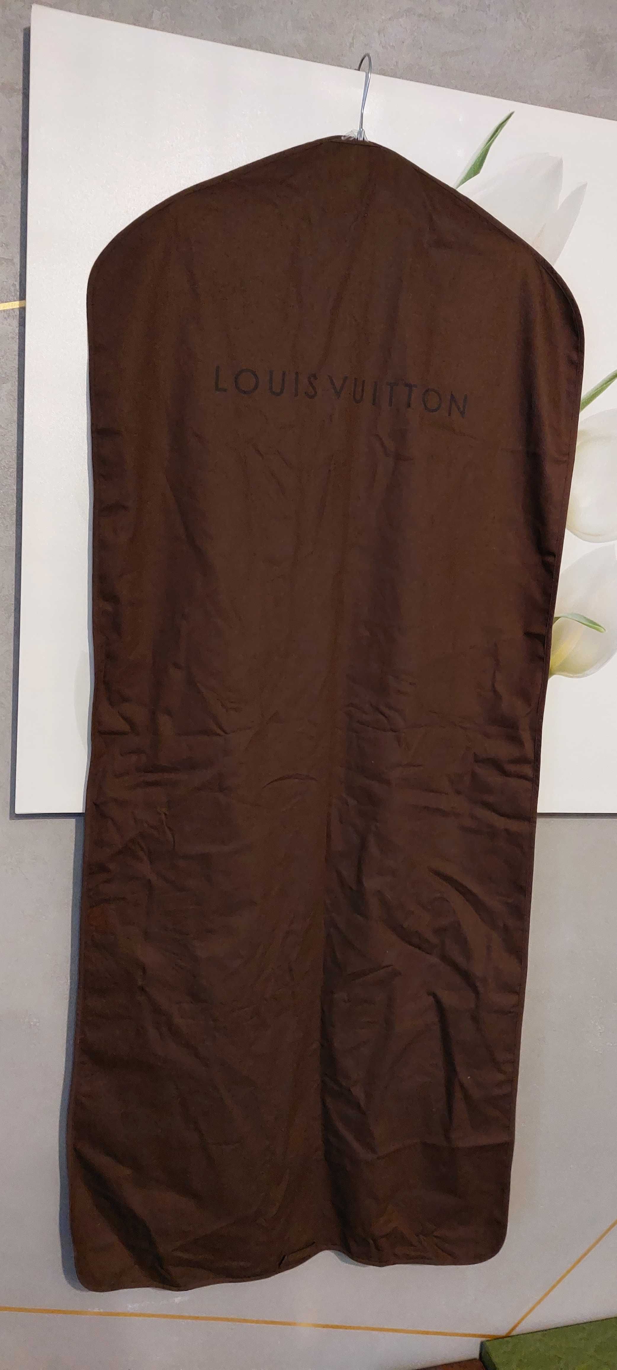 Pokrowiec na ubrania LOUIS VUITTON-brązowy, oryginalny