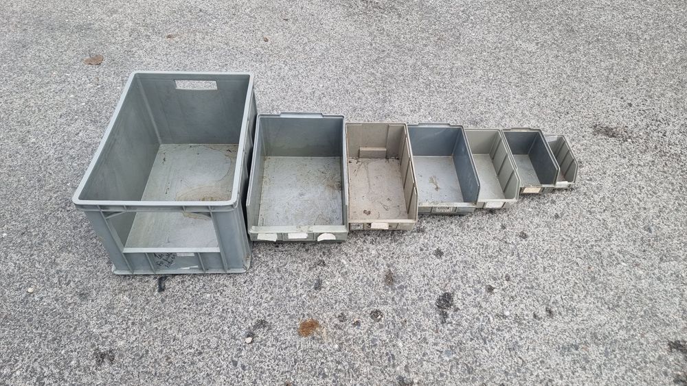 Caixas empilháveis **Vários Tamanhos**