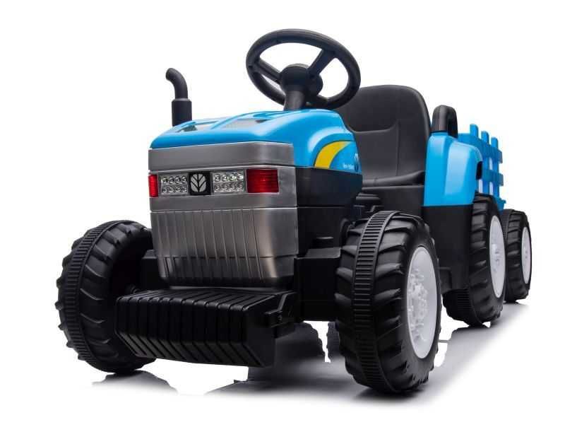 Super Traktor New Holland dla dziecka Pilot Mocna instalacja 12v Hit