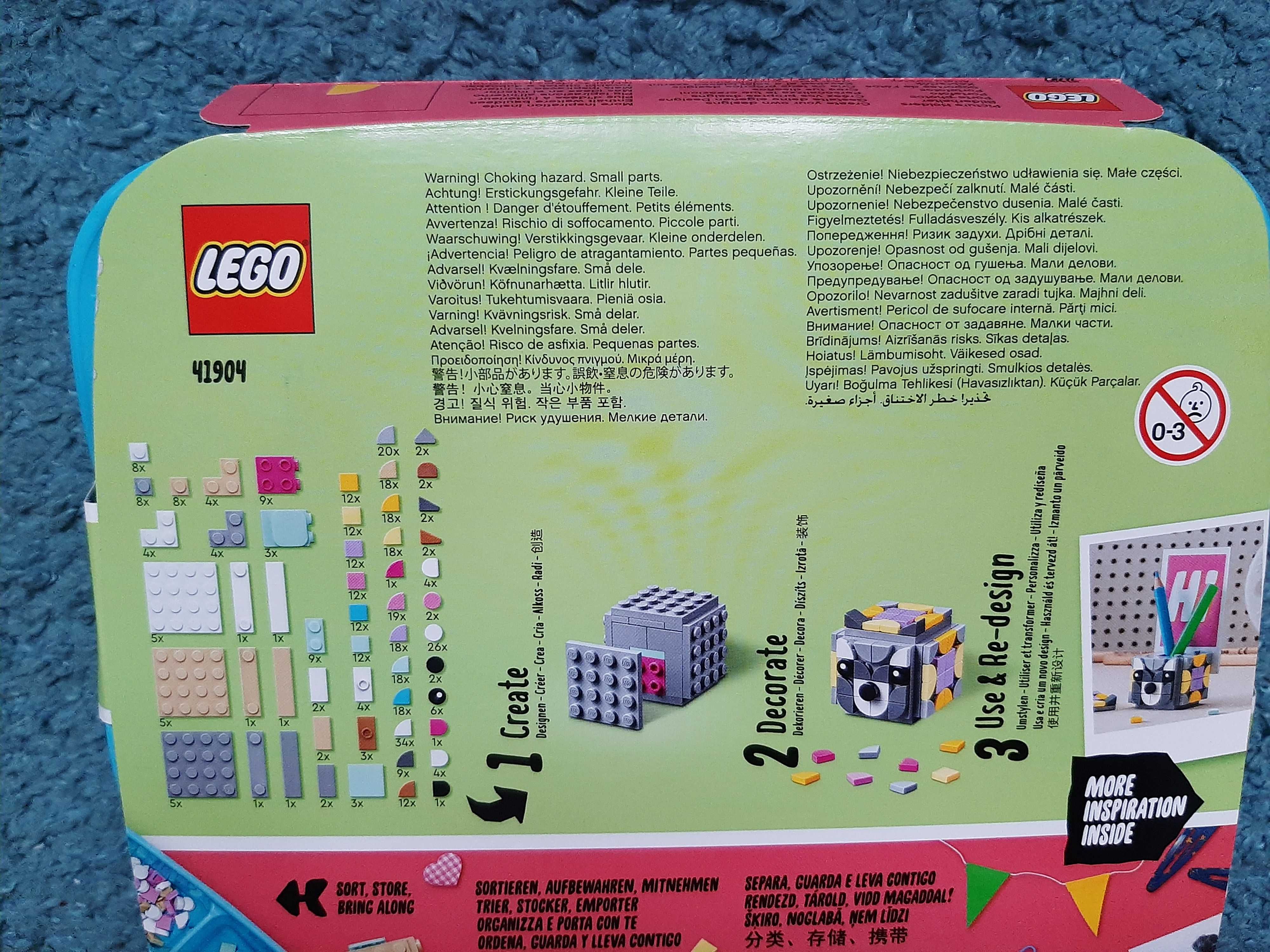 LEGO Dots 41904 Stojaki na zdjęcia z motywem zwierzęcym