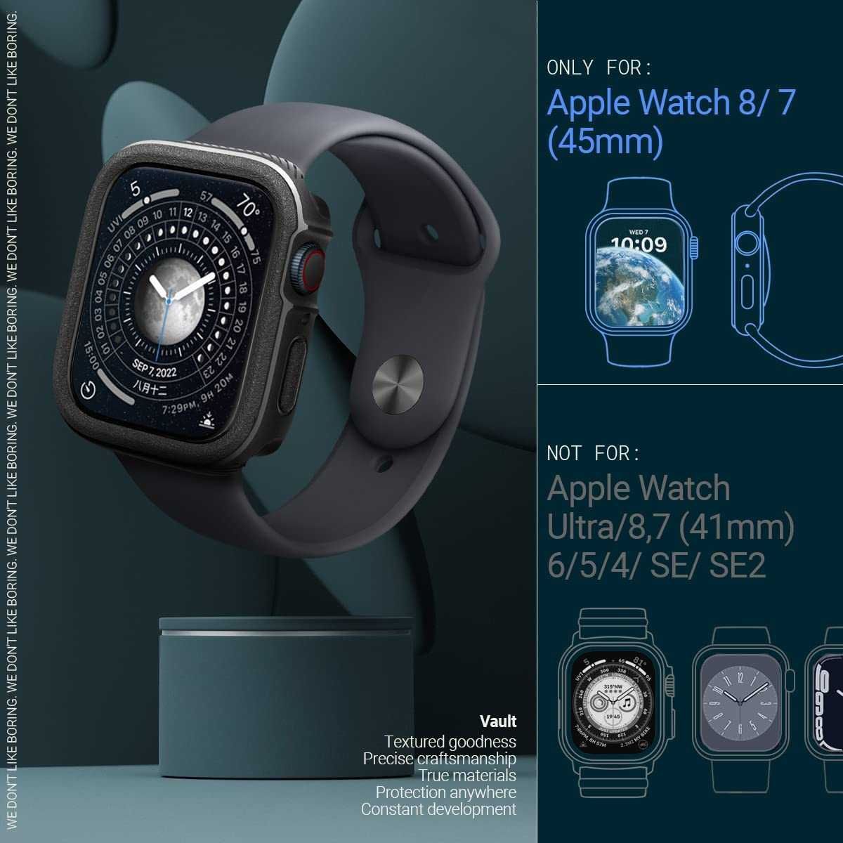 Чехол Caseology Vault Чехол для Apple Watch 45 mm Series 9/8/7