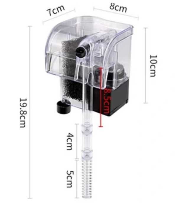 Filtr Kaskadowy do akwarium 290l/h 3w