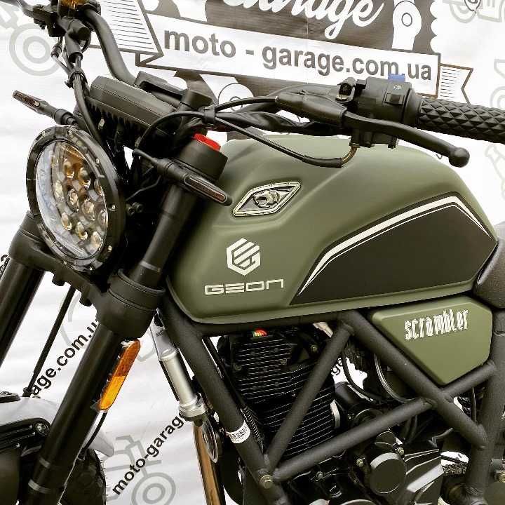 Geon Scrambler 2024 на Moto-Garage. Масло и доставка в подарунок