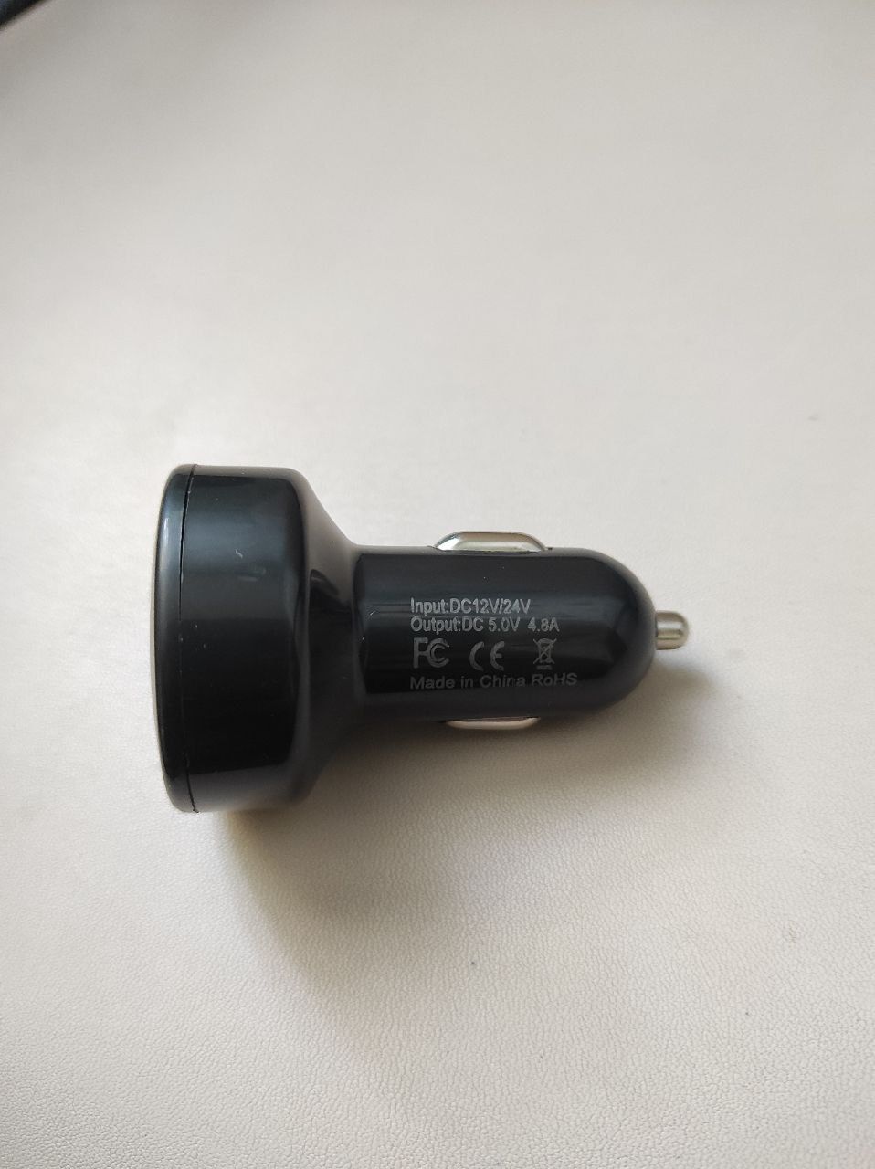 Зарядний пристрій в прикурювач авто(12V to 5V USB), usb вольтметр