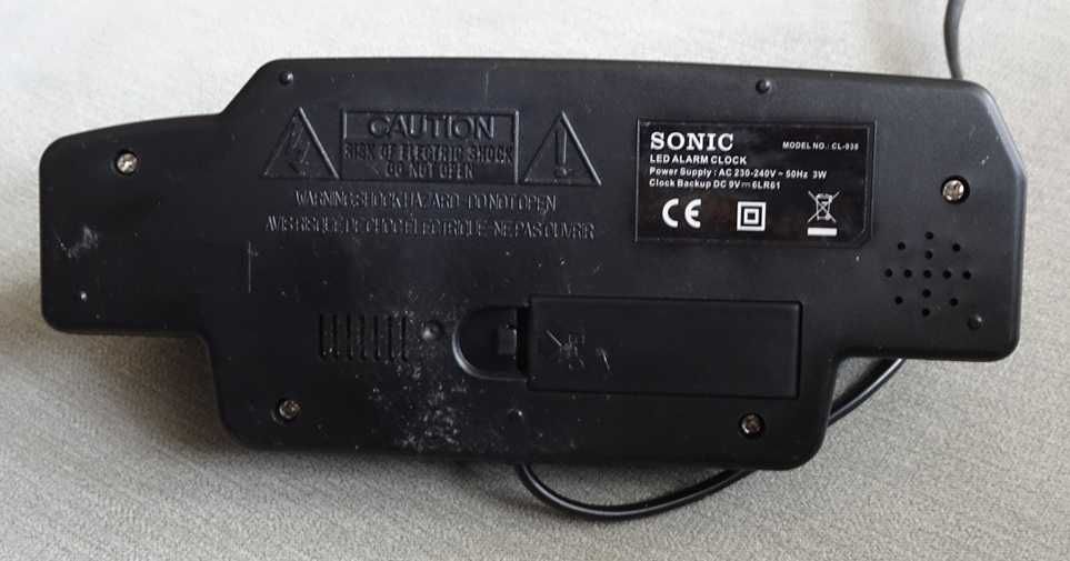 Zegar cyfrowy, budzik, Sonic C-938