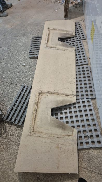 Conjunto de 2 pedras moca com pias