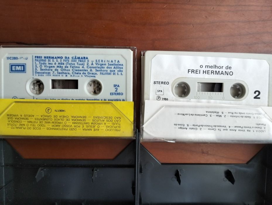 3 antigas cassetes Frei Hermano da Câmara