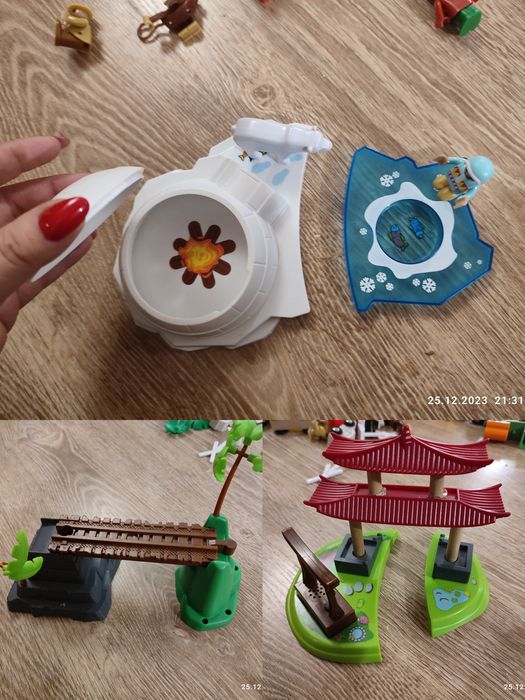 Drewniana kolejka tory pociąg Ikea Lidl