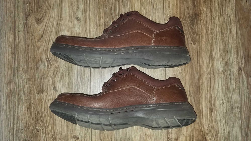 Buty CLARKS Un Browley 44/45 30cm Skórzane półbuty solidne  super stan