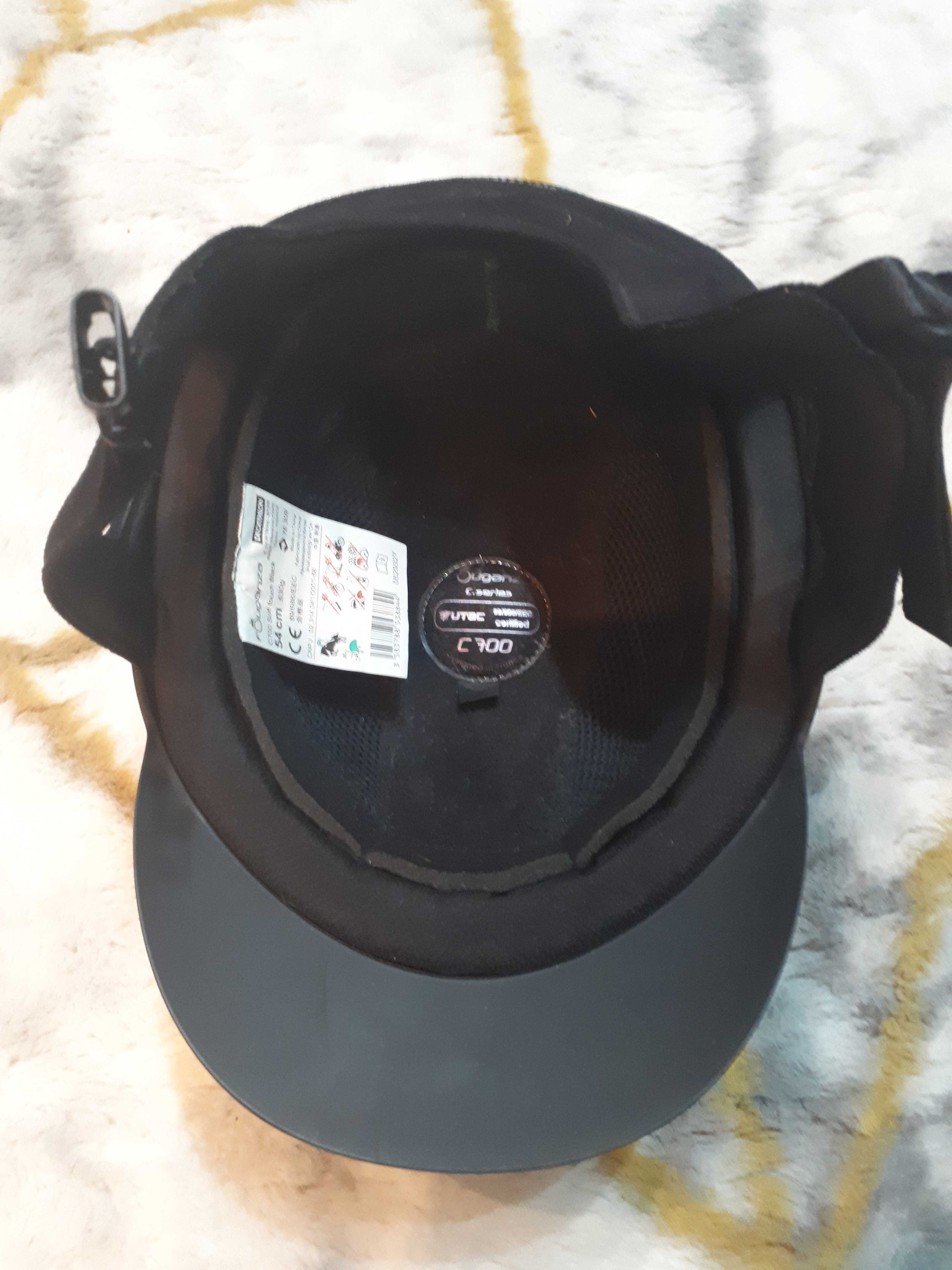 Kask jeździecki, toczek fouganza r 54