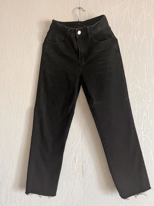 Джинси чорні прямі