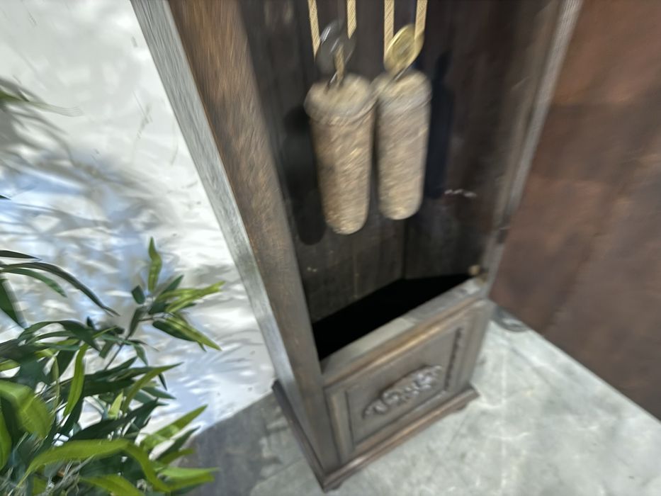 Piękny dębowy zabytkowy zegar po renowacji super stan dowóz wysyłka