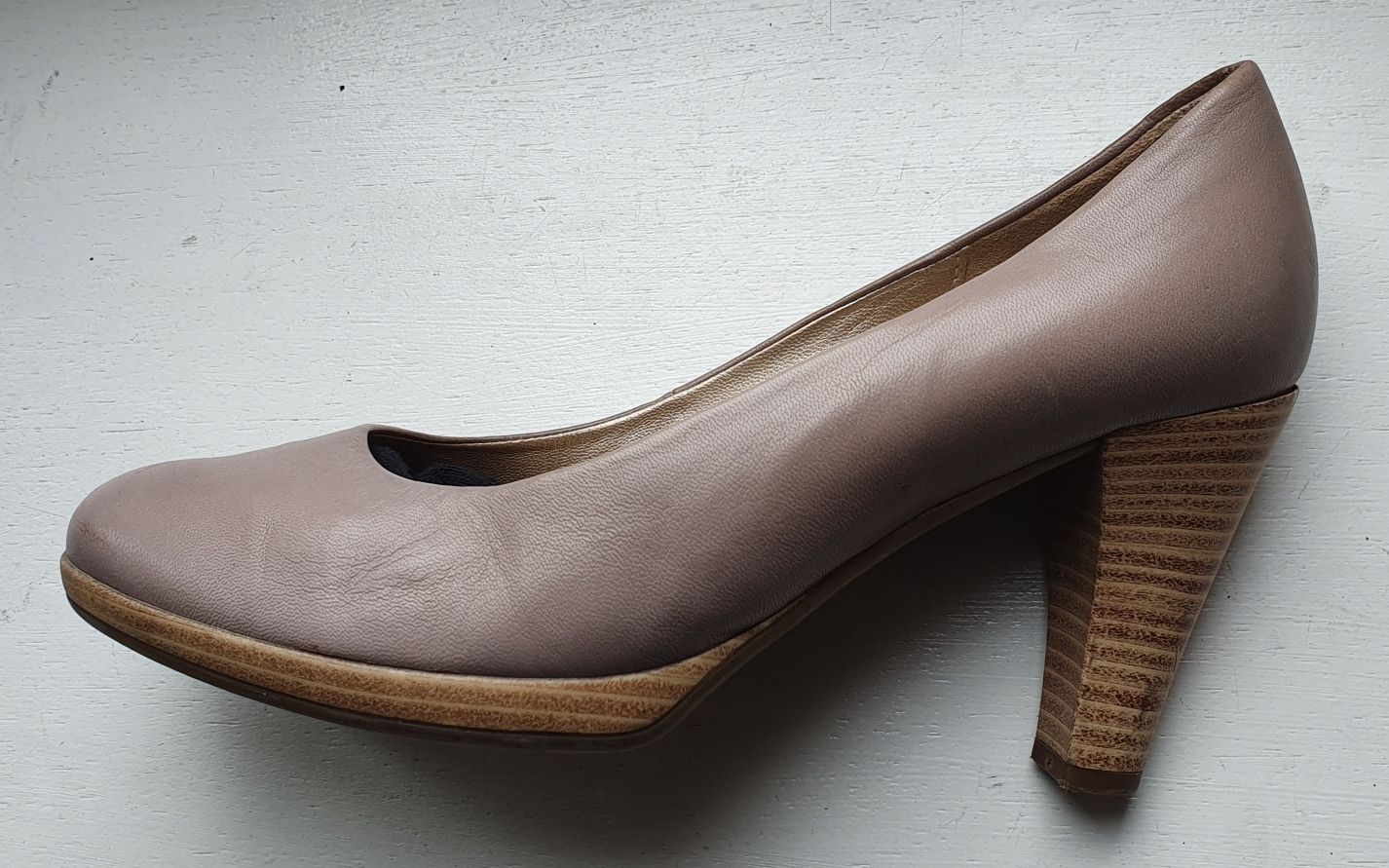 GABOR roz. 37 skóra naturalna damskie buty na obcasach