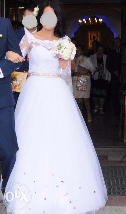 Delikatna Suknia ślubna rozmiar 36 S