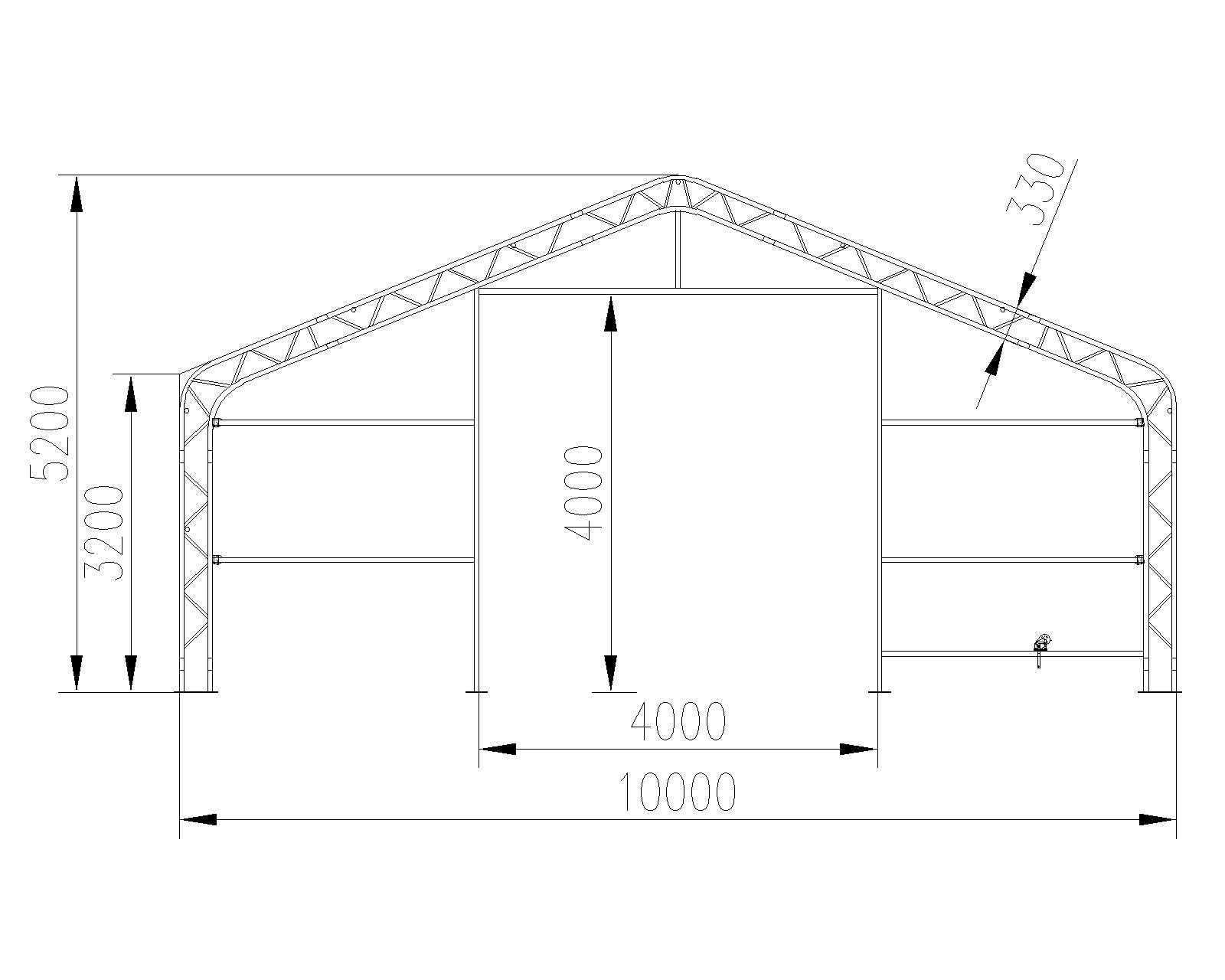 Magazyn 10x12x5,2x3m NOWA HALA NAMIOTOWA namiot magazynowy gospodarczy