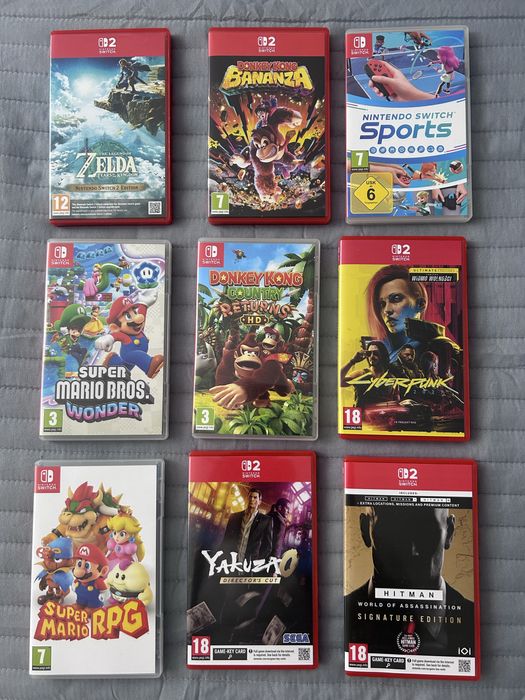 Zestaw 9 gier na Nintendo Swich