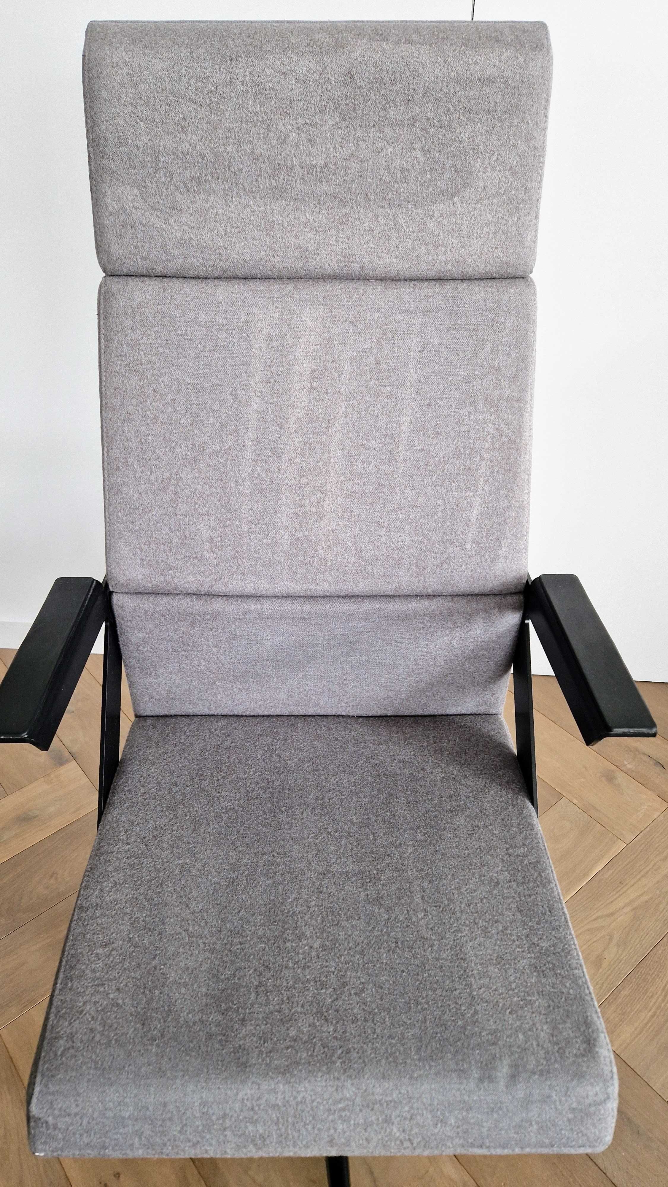 Prestiżowy fotel obrotowy marki VANK - wysokie oparcie, model Fil