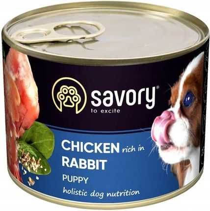 Mokra karma SAVORY Kurczak z Królikiem