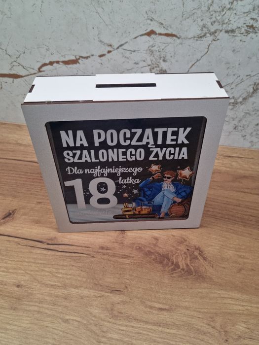 Skarbonka 18tka dla chłopaka