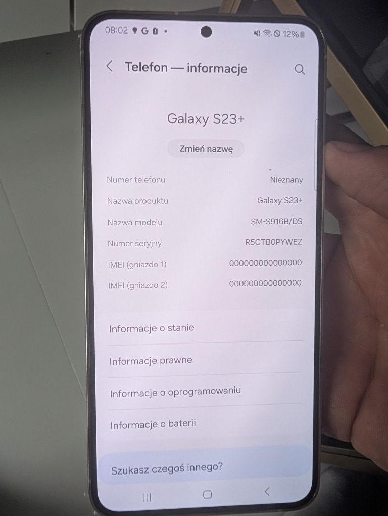 Samsung s23 plus 256gb demo