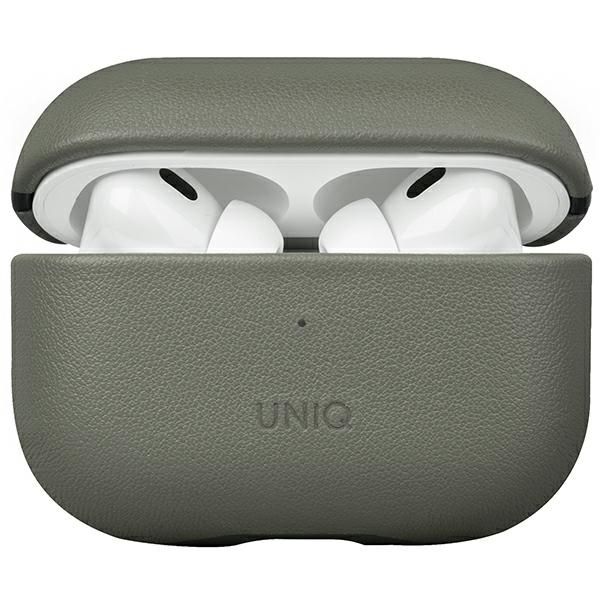 Etui do AirPods Pro 2 Skóra naturalna zielone Uniq Terra