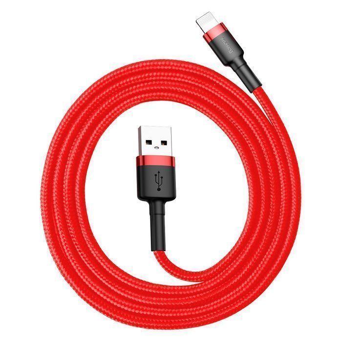 Kabel Lightning Baseus Cafule - Ładowanie QC 2.4A 1M