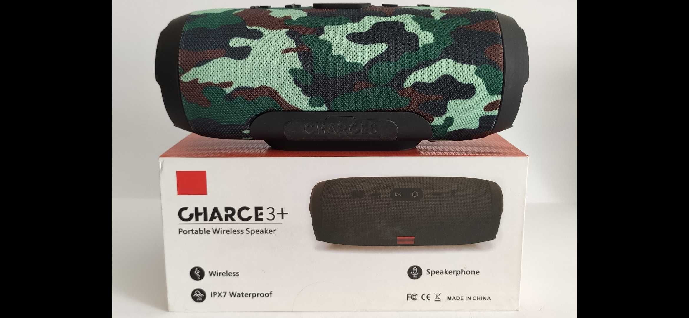 Беспроводная 20W Блютуз Bluetooth колонка JBL Charge 3+