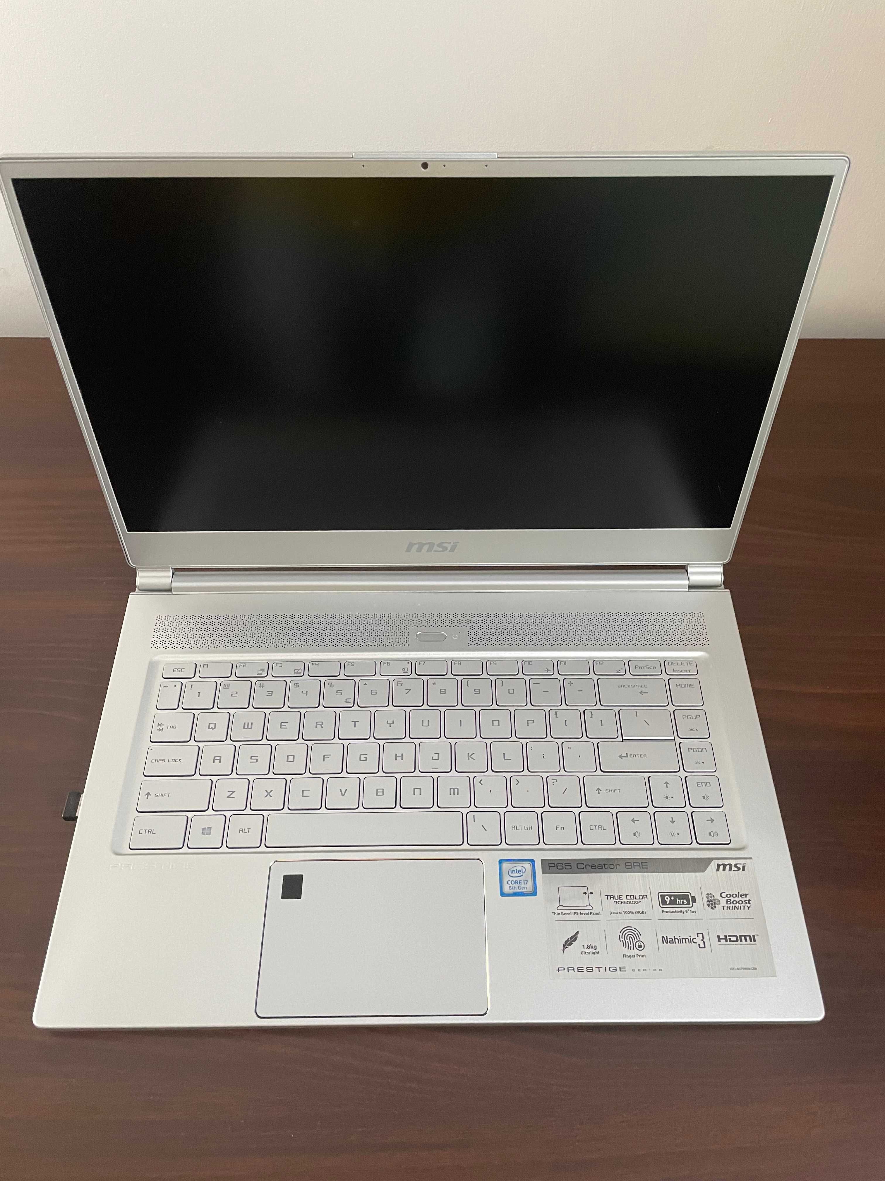 Laptop MSI P65 Creator 8RE 15,6"
