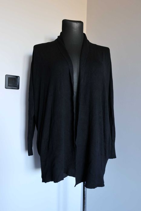 Czarny kardigan VRS Basic – rozmiar 2XL