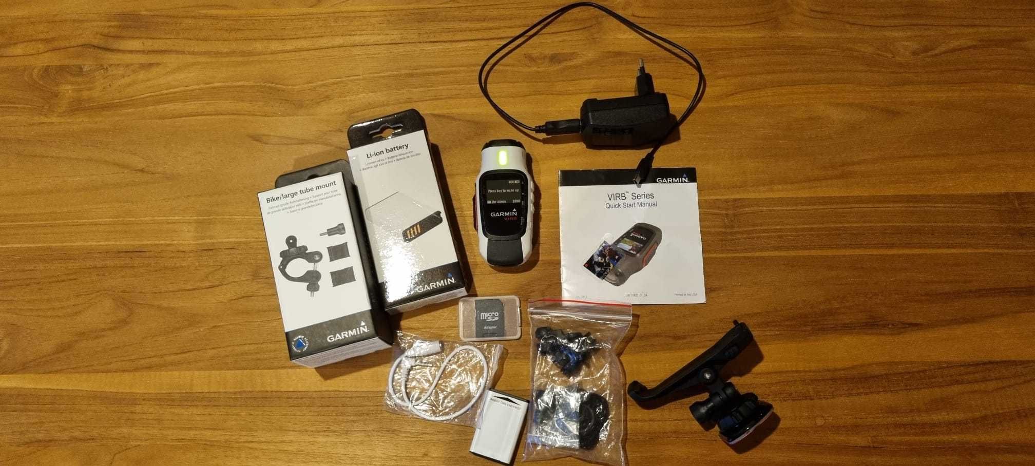 Garmin Virb Elite action camera c GPS +Kit montagem guiador, capacete