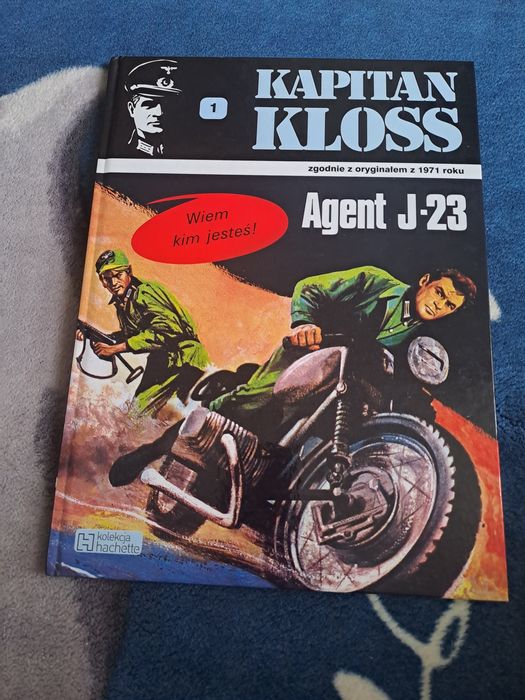 Sprzedam Kapitan Kloss nr 1 Agent J-23, wyd Hachette twarda oprawa
