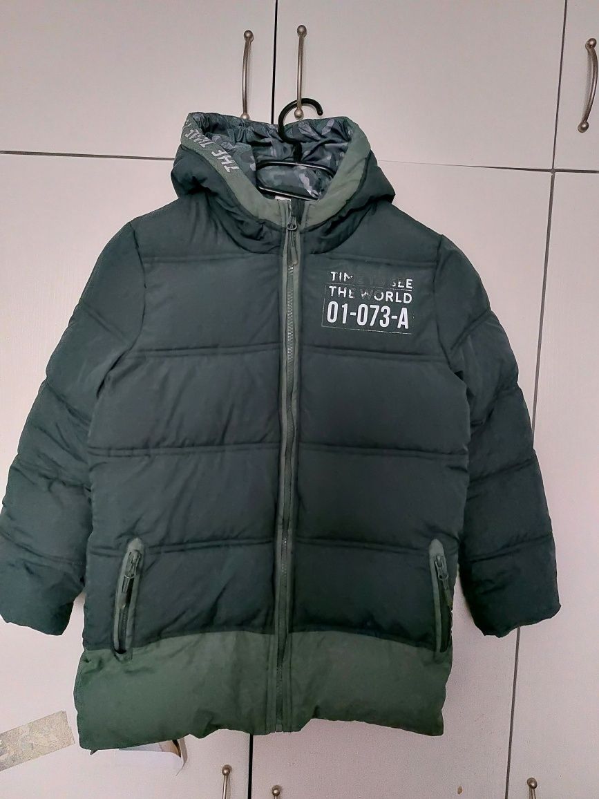 Ciepła zimowa kurtka Coccodrillo chłopiec 128