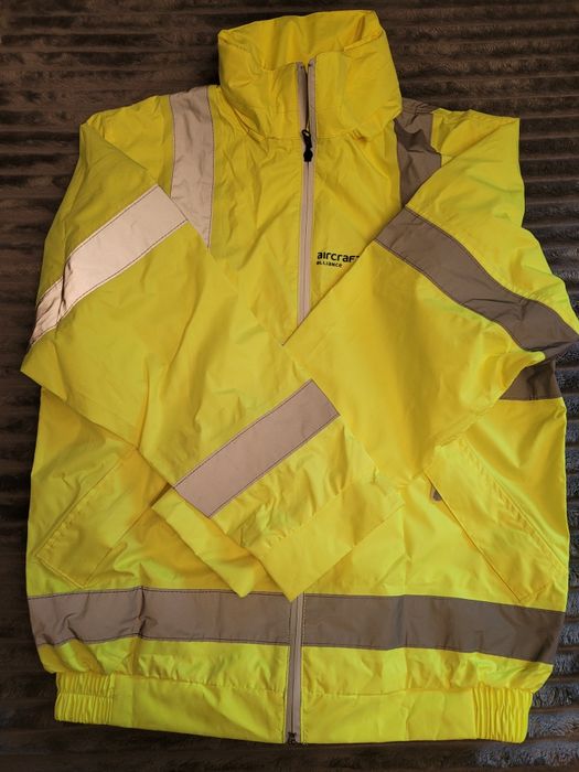 Kurtka odblaskową przeciw deszczowa męska