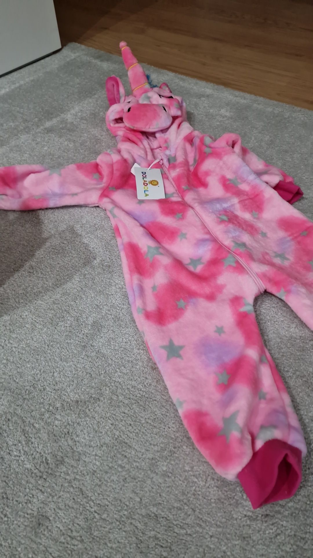Macacão Pijama Infantil de Unicórnio - Novo, com etiqueta