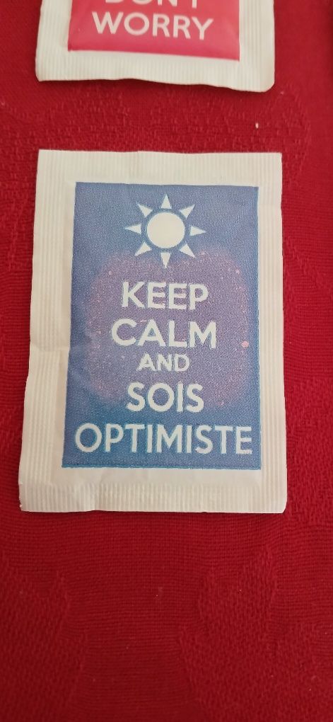 Pacotes de açúcar Keep calm...