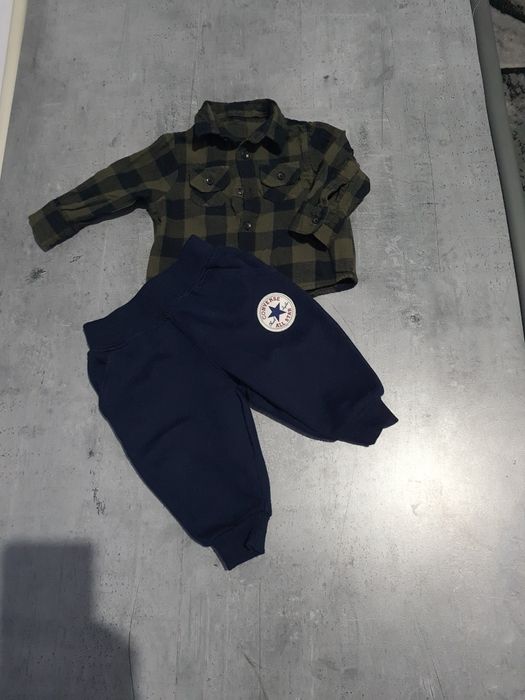 Koszula 68 +  spodnie 68 Converse