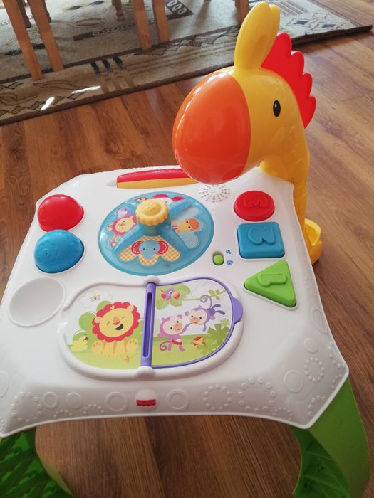 Stoliczek interaktywny Fisher Price wesoła żyrafa