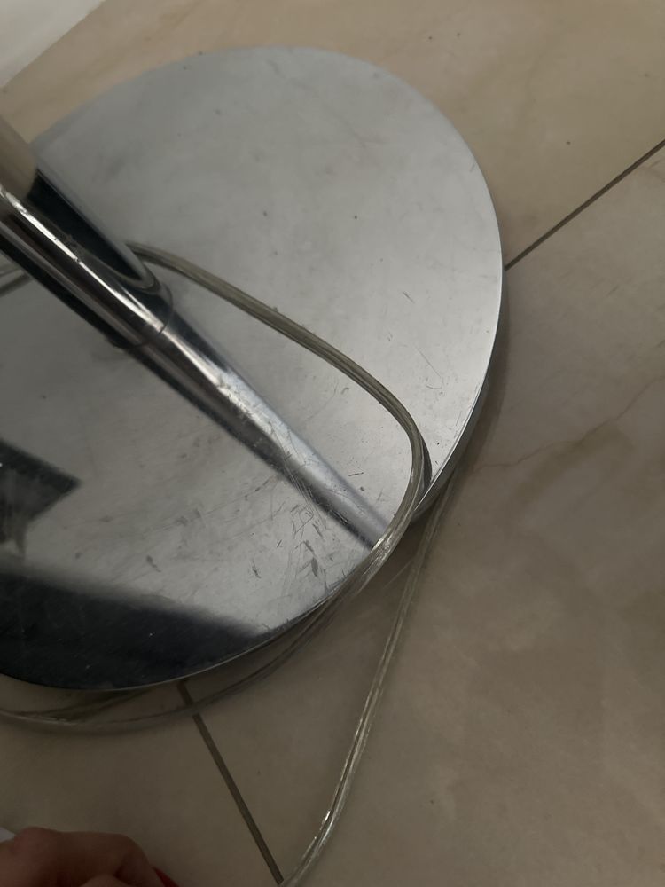 Lampa stojaca podlogowa Diablo glamour rogi krysztaly