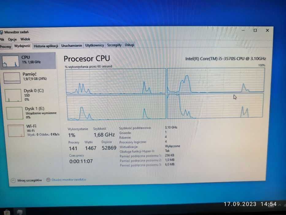 HP Compaq Elite 8300 i5 8GB RAM DDR3 120 GB SSD