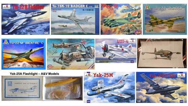 Kits 1/72 Aviões de Leste
