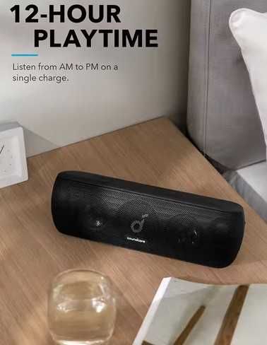 Портативна колонка Anker SoundCore Motion+, motion plus, AptX