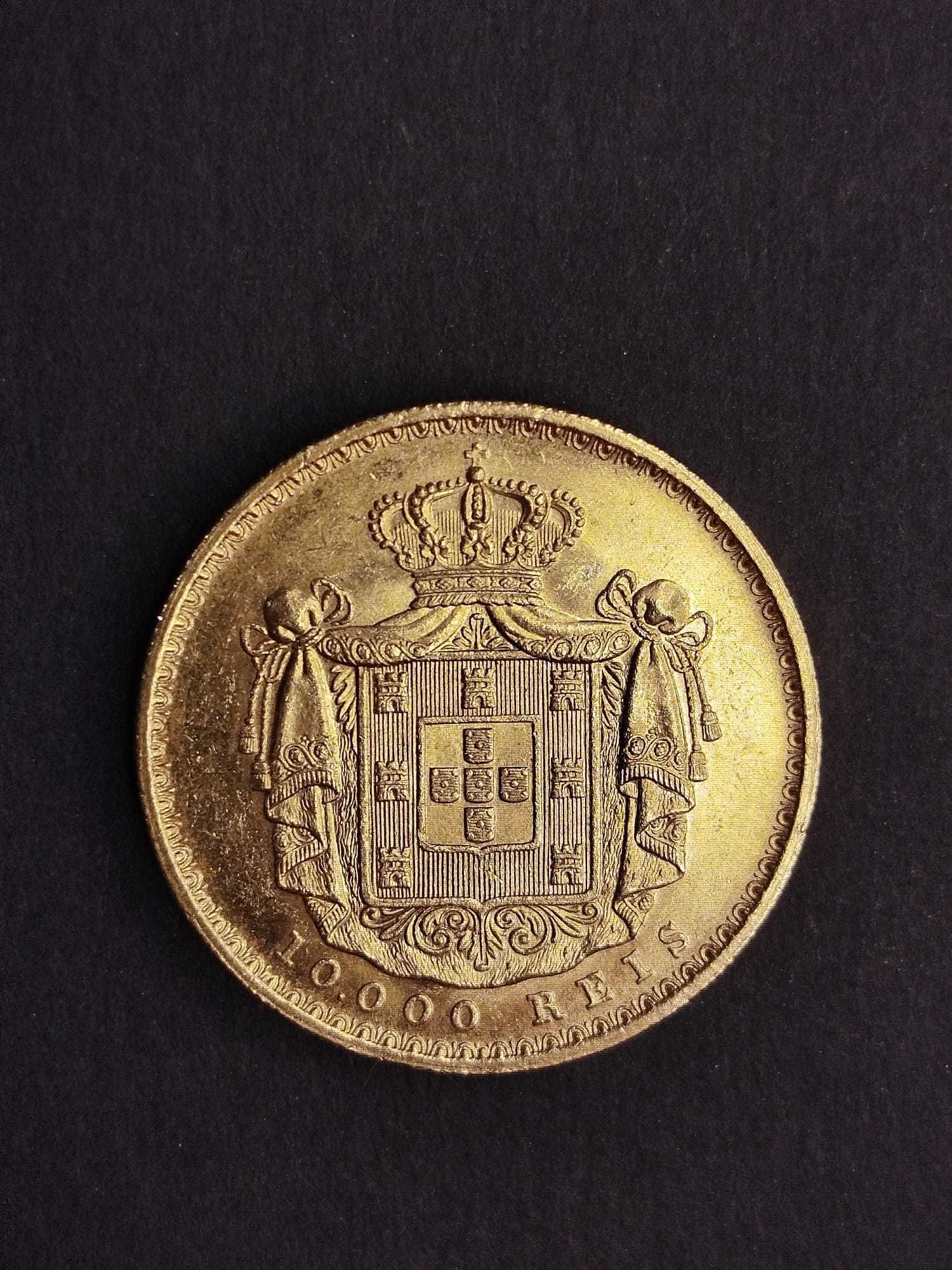 1884 - D. Luís I  - 10000 Reis - Ouro