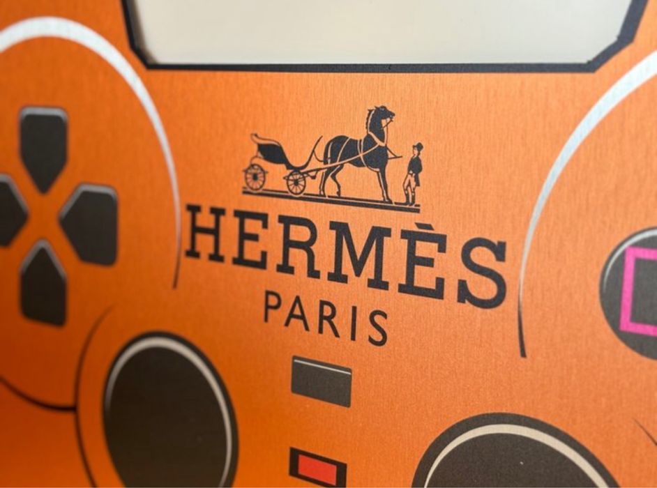 Hermès Gamepad XXL Art HandSigned - RobVanMore